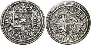 1683. Carlos II. Segovia. BR. 4 reales. (AC. ... 