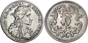1693. Carlos II. Nápoles. 1/2 ducado/50 ... 