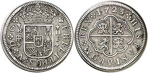 1723/2. Felipe V. Segovia. F. 2 reales. (AC. ... 