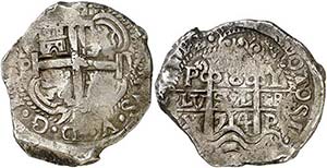 1714. Felipe V. Potosí. Y. 8 reales. (AC. ... 