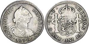 1776. Carlos III. Guatemala. P. 4 reales. ... 