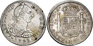 1772. Carlos III. México. FM. 8 reales. ... 