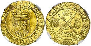 1601. Escocia. Jaime VI. Edinburgo. 1/2 ... 