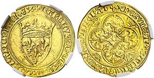 Francia. Carlos VI (1380-1422). 1 écu dor. ... 