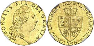 1798. Gran Bretaña. Jorge III. 1 guinea. ... 