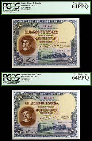 1935. 500 pesetas. (Ed. C16) (Ed. 365). 7 de ... 