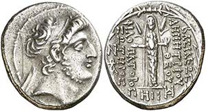 (95-94 a.C.). Imperio Seléucida. Demetrio ... 