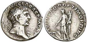 (107 d.C.). Trajano. Denario. (Spink 3125) ... 