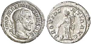 (235-236 d.C.). Maximino I. Denario. (Spink ... 