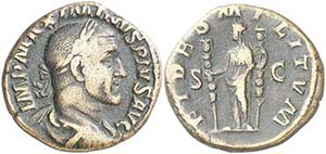(235-236 d.C.). Maximino I. Sestercio. ... 