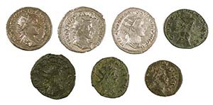 Monedas Romanas. Lote de 7 antoninianos ... 