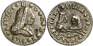 1759. Carlos III. Puerto Real. Medalla de ... 
