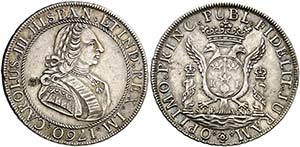 1760. Carlos III. Lima. Medalla de ... 