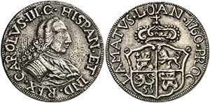 1760. Carlos III. Luján. Medalla de ... 