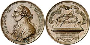 1778. Carlos III. Premio de la Real Sociedad ... 