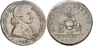 1789. Carlos IV. Antequera. Medalla de ... 