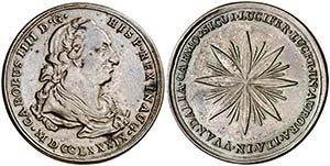 1789. Carlos IV. Carmona. Medalla de ... 