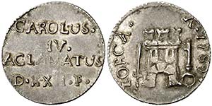 1789. Carlos IV. Lorca. Medalla de ... 