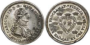 1789. Carlos IV. Murcia. Medalla de ... 