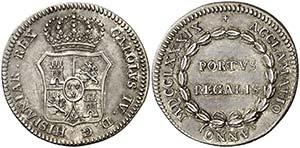 1789. Carlos IV. Puerto Real. Medalla de ... 