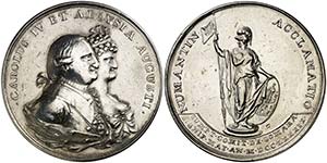 1789. Carlos IV. Soria. Medalla de ... 