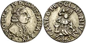 1789. Carlos IV. Tenerife. Medalla de ... 