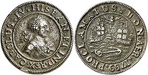 1789. Carlos IV. Buenos Aires. Medalla de ... 