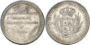 1790. Carlos IV. Campeche. Medalla de ... 