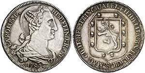 1789. Carlos IV. Cochabamba. Medalla de ... 