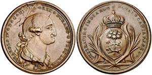 1790. Carlos IV. Durango. Medalla de ... 