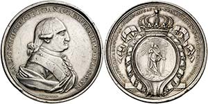 1790 Carlos IV. Guanajuato. Medalla de ... 