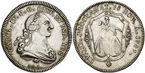 1789. Carlos IV. Guatemala. Medalla de ... 
