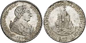 1790. Carlos IV. Huancavelica. Medalla de ... 