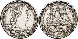 1789. Carlos IV. La Plata. Medalla de ... 