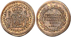 1789. Carlos IV. México. 1 real. Medalla de ... 