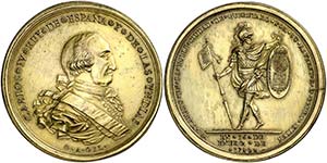 1790. Carlos IV. Querétaro. Medalla de ... 