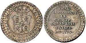 1790. Carlos IV. San Luis de Potosí. ... 