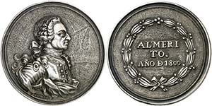 1800. Carlos IV. Premio militar. Medalla. ... 
