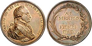 1806. Carlos IV. Premio al Mérito y la ... 