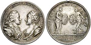 1765. Austria. Francisco I y Mª Teresa I. ... 