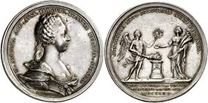1770. Austria. José II. Boda de la ... 