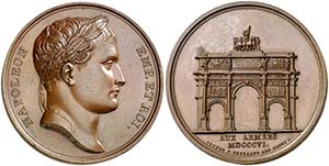 1806. Francia. Napoleón Bonaparte. El Arco ... 