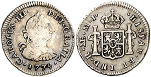 1779. Carlos III. Lima. MJ. 1/2 real. (AC. ... 
