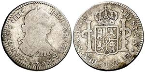 1787. Carlos III. Guatemala. M. 1 real. (AC. ... 