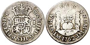 1762. Carlos III. Lima. JM. 1 real. (AC. ... 