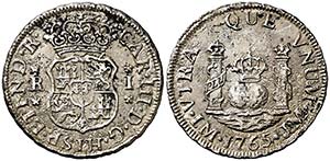 1765. Carlos III. Lima. JM. 1 real. (AC. ... 