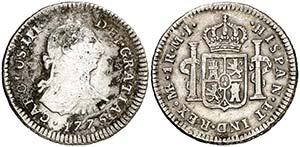 1775. Carlos III. Lima. MJ. 1 real. (AC. ... 