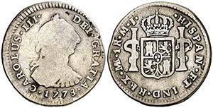 1778. Carlos III. Lima. MJ. 1 real. (AC. ... 