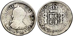 1781. Carlos III. Lima. MI. 1 real. (AC. ... 
