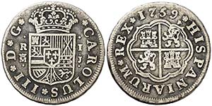 1759. Carlos III. Madrid J. 1 real. (AC. ... 